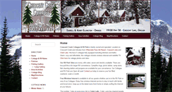 Desktop Screenshot of crescentcreekcottages.com